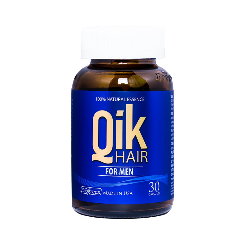 Qik Hair  Thúc đẩy mọc tóc Hộp 30 viên  Dành cho nam  Giới thiệu
